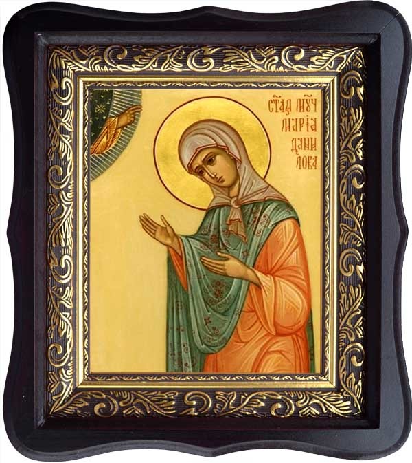 

Мария Данилова мученица. Икона на холсте.