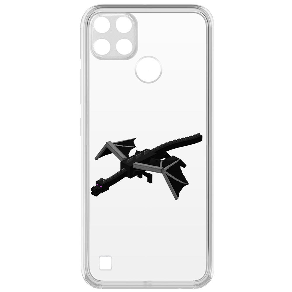 

Чехол-накладка Minecraft-Дракон Края для Realme C25Y, Прозрачный