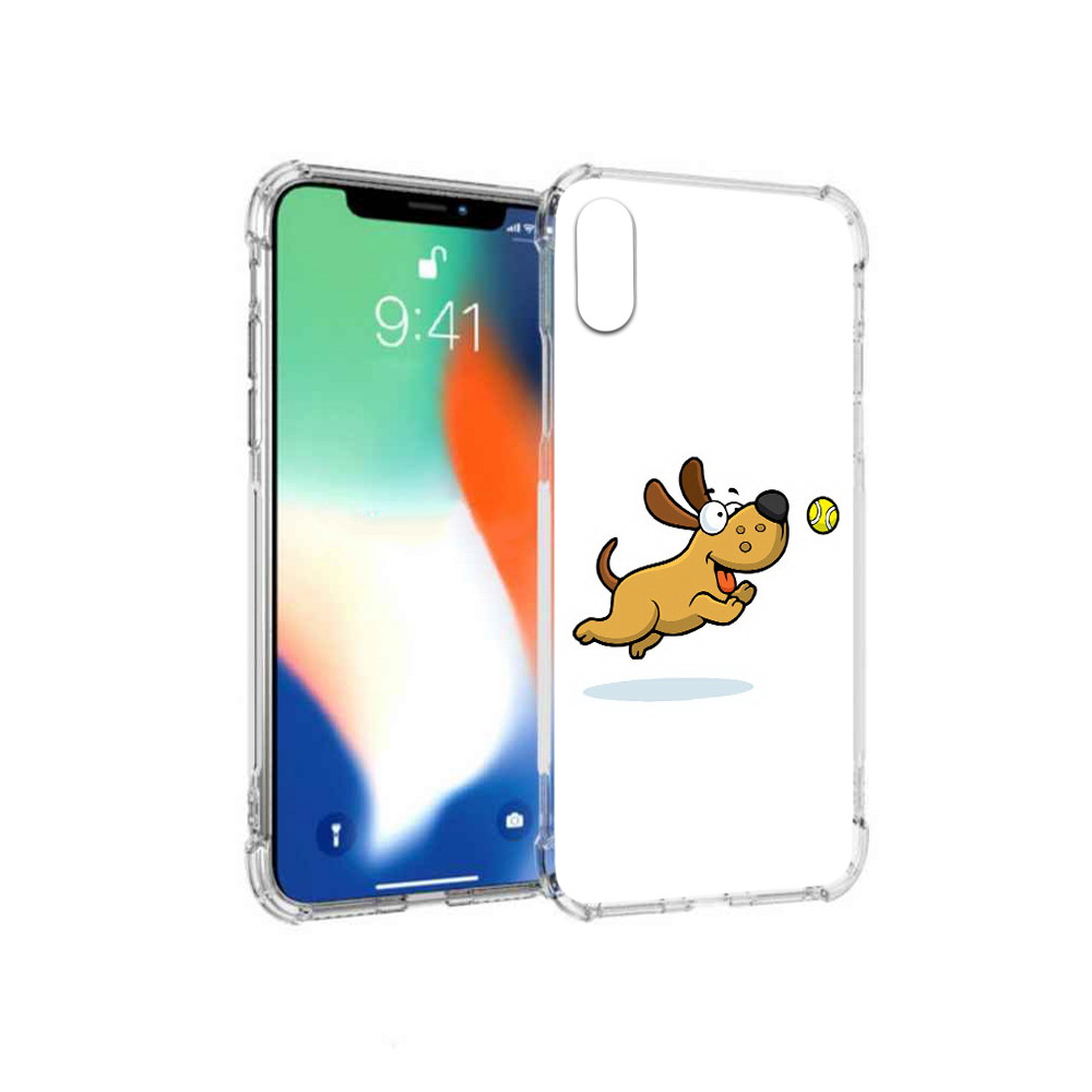 

Чехол MyPads Tocco для Apple iPhone X пёсик (PT94261.606.563), Прозрачный, Tocco