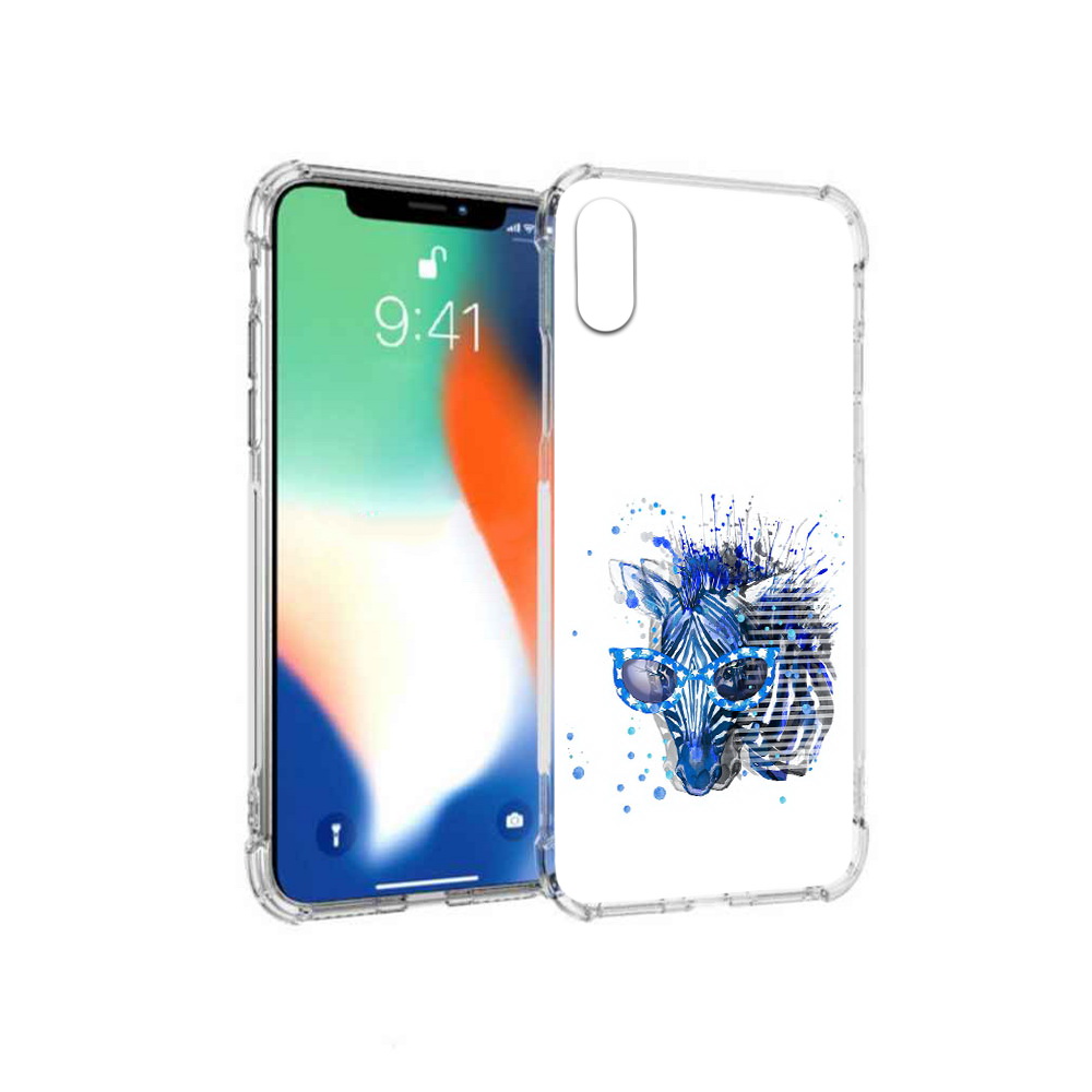 

Чехол MyPads Tocco для Apple iPhone X расплывчатая зебра (PT94261.606.577), Прозрачный, Tocco