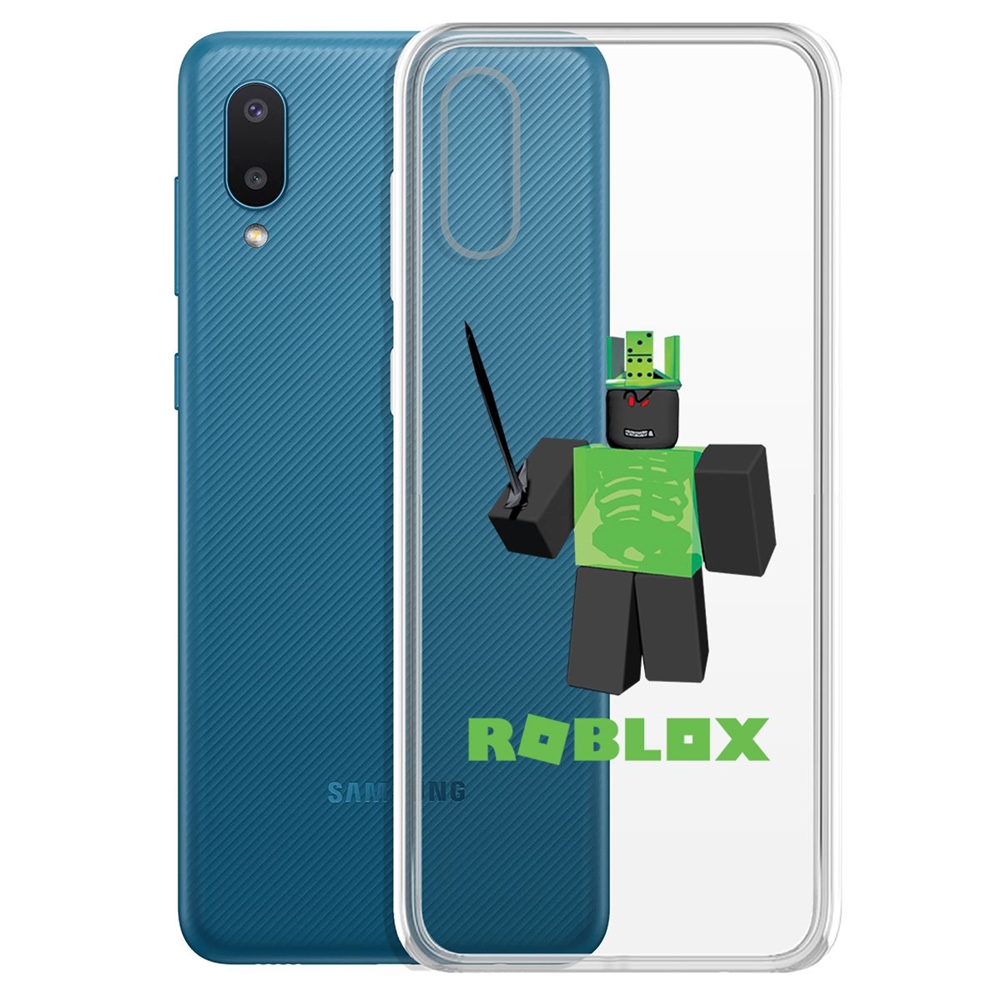 

Чехол-накладка Roblox-1x1x1x1x1 для Samsung Galaxy A02 (A022), Прозрачный