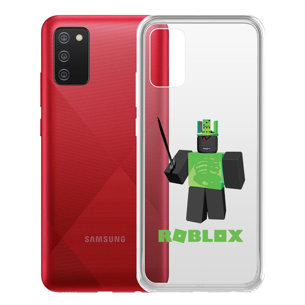 

Чехол-накладка Roblox-1x1x1x1x1 для Samsung Galaxy A02s (A025), Прозрачный