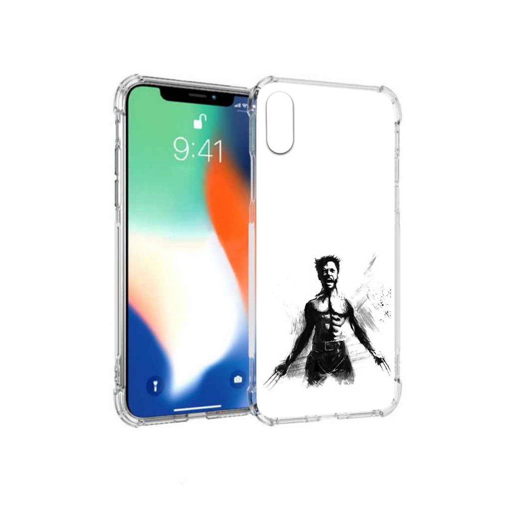 

Чехол MyPads Tocco для Apple iPhone X росомаха (PT94261.606.587), Прозрачный, Tocco