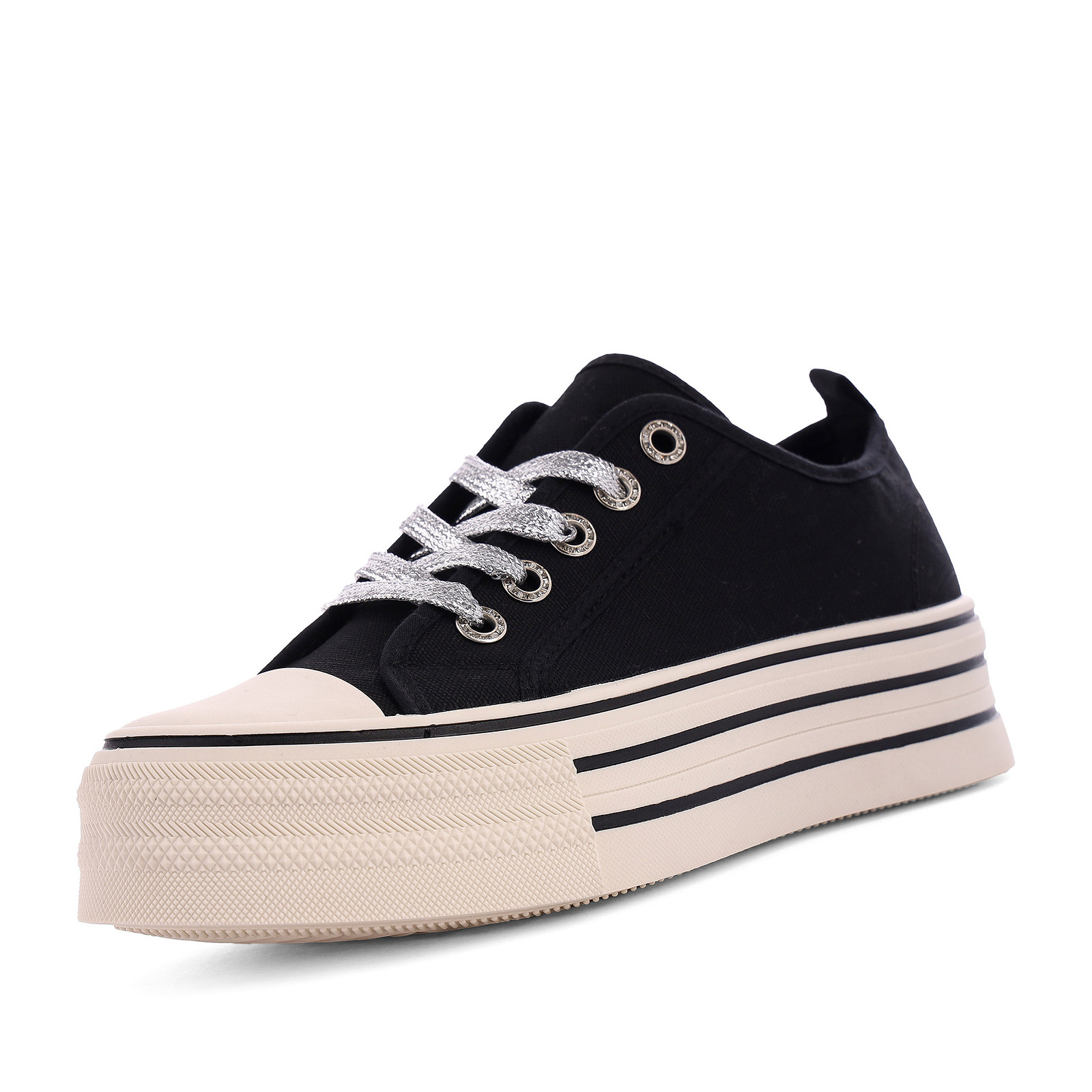 

Кеды женские INSTREET 163-41WK-018T черные 39 RU, Черный, 163-41WK-018T