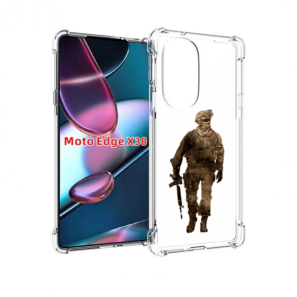 

Чехол MyPads call-of-duty мужской для Motorola Moto Edge X30, Прозрачный, Tocco