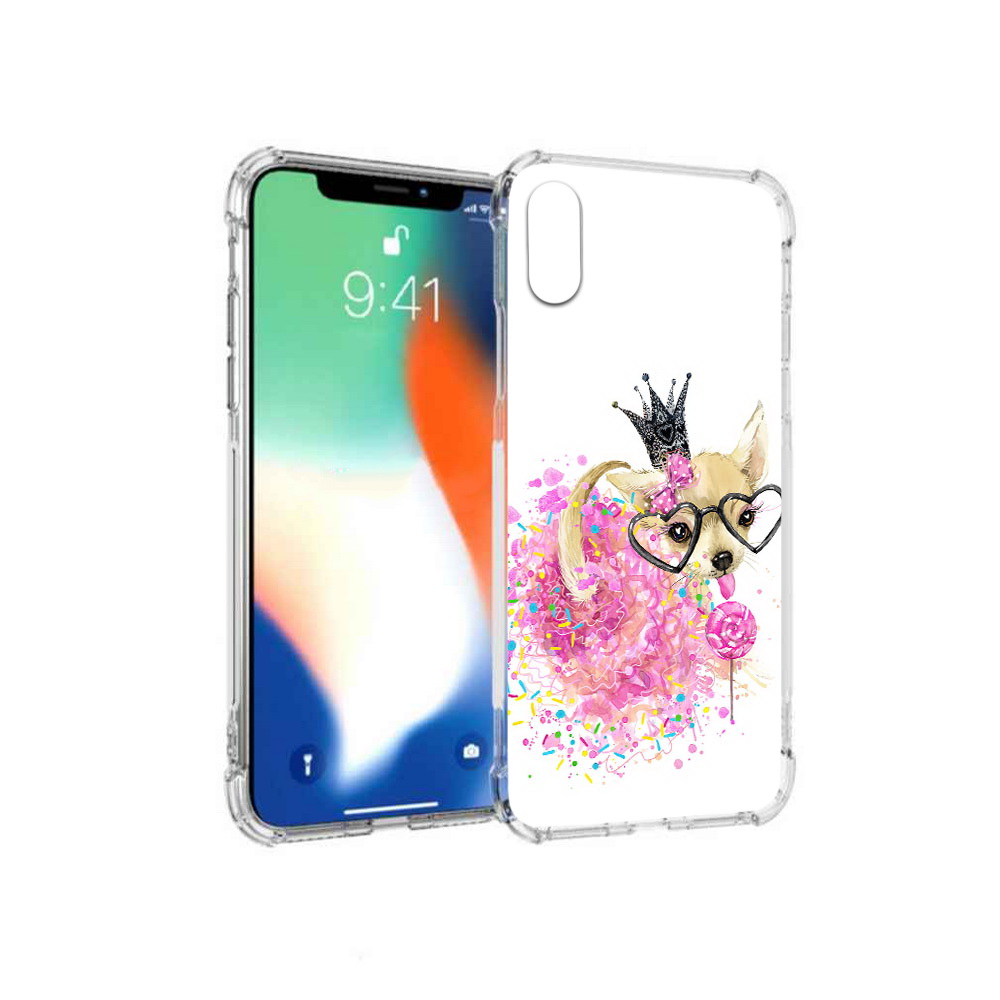 

Чехол MyPads Tocco для Apple iPhone X сладкая принцесса (PT94261.606.606), Прозрачный, Tocco