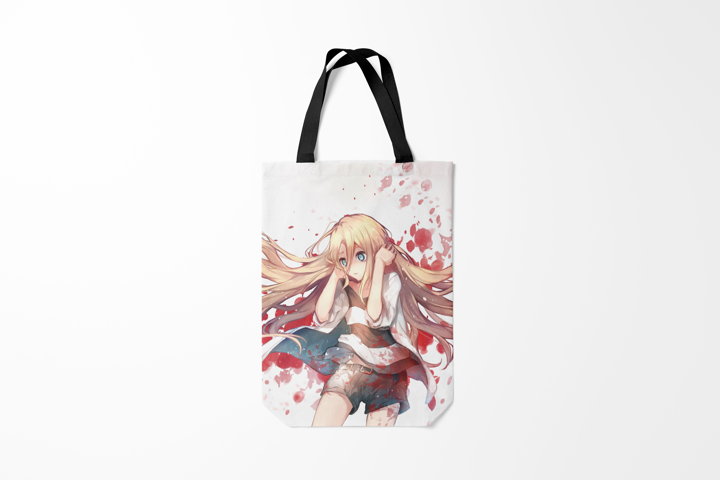 

Сумка шoппер унисекс Burnettie Ангел Кровопролития, белый, Ангел Кровопролития