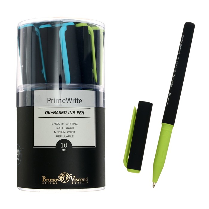 

Ручка шариковая PrimeWrite. Basic. Nero, узел 1.0 мм