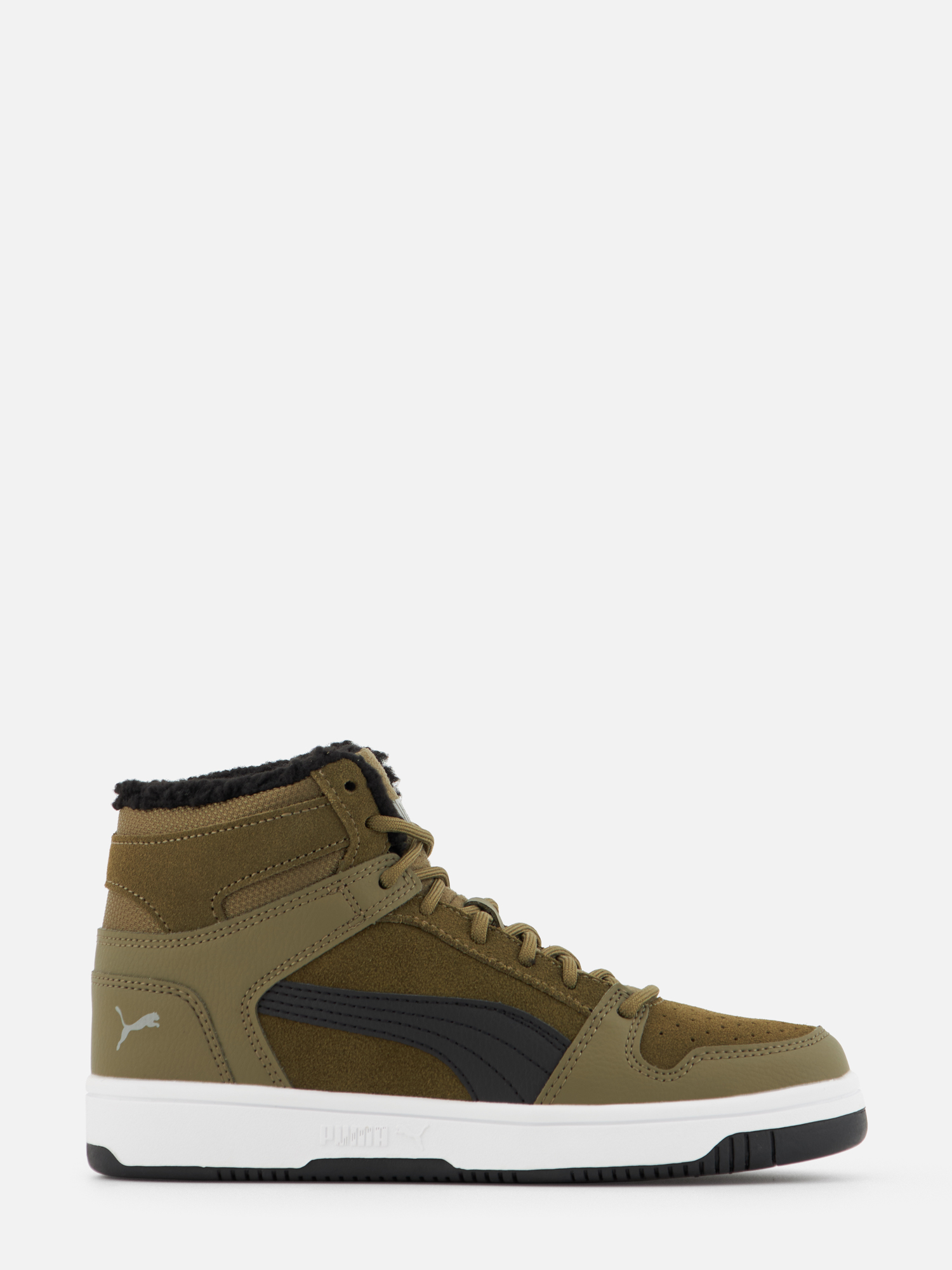 

Кроссовки мужские PUMA Rebound Layup Fur SD Jr 37049702 зеленые 37 EU, Зеленый, Rebound Layup Fur SD Jr