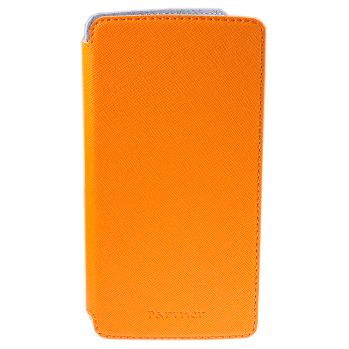 фото Чехол для partner book-case размер 4.8", оранжевый
