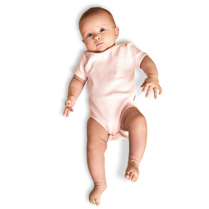 

Детское боди д/новорожд. с коротким рукавом loombee арт. С-ER-5187-56 розовый р.56, С-ER