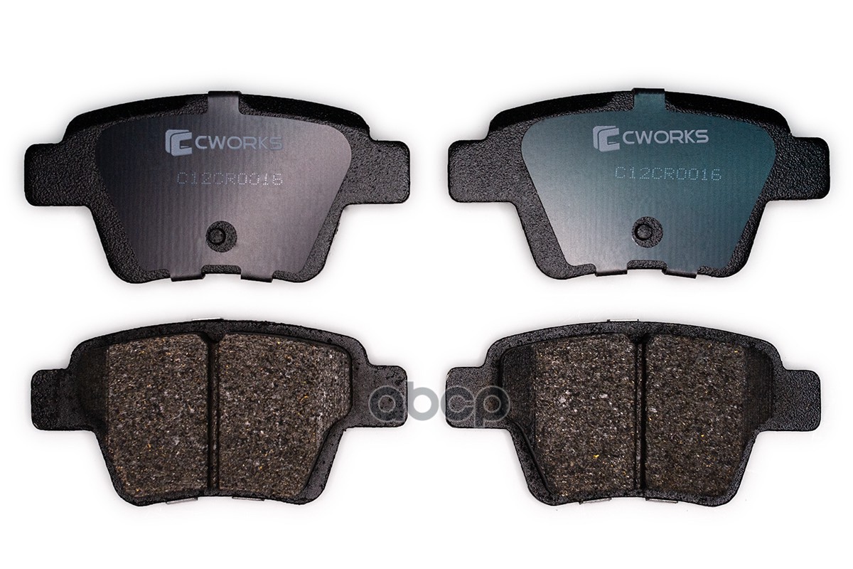 

Тормозные Колодки Задние (Low Metallic) Cworks C12cr0016 CWORKS арт. C12CR0016