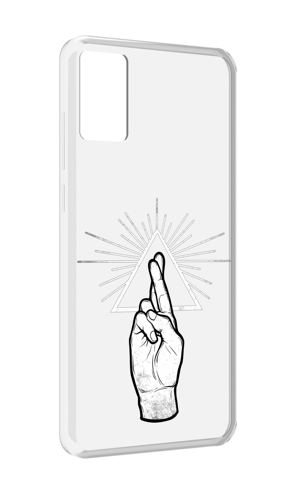 

Чехол MyPads черно белая рука для CUBOT P50, Прозрачный, Tocco