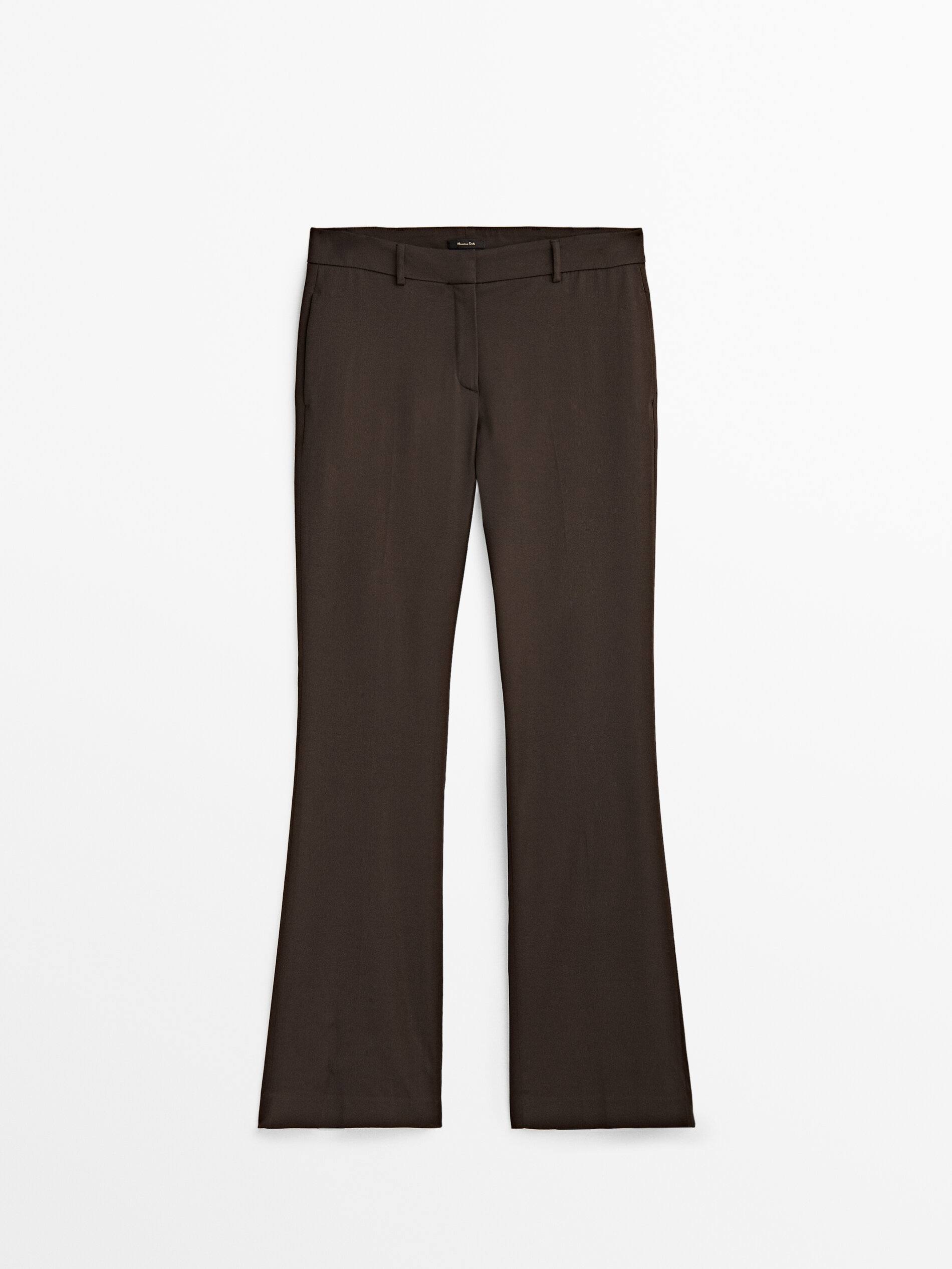 

Брюки женские Massimo Dutti 05011510700 коричневые 40, 05011510700