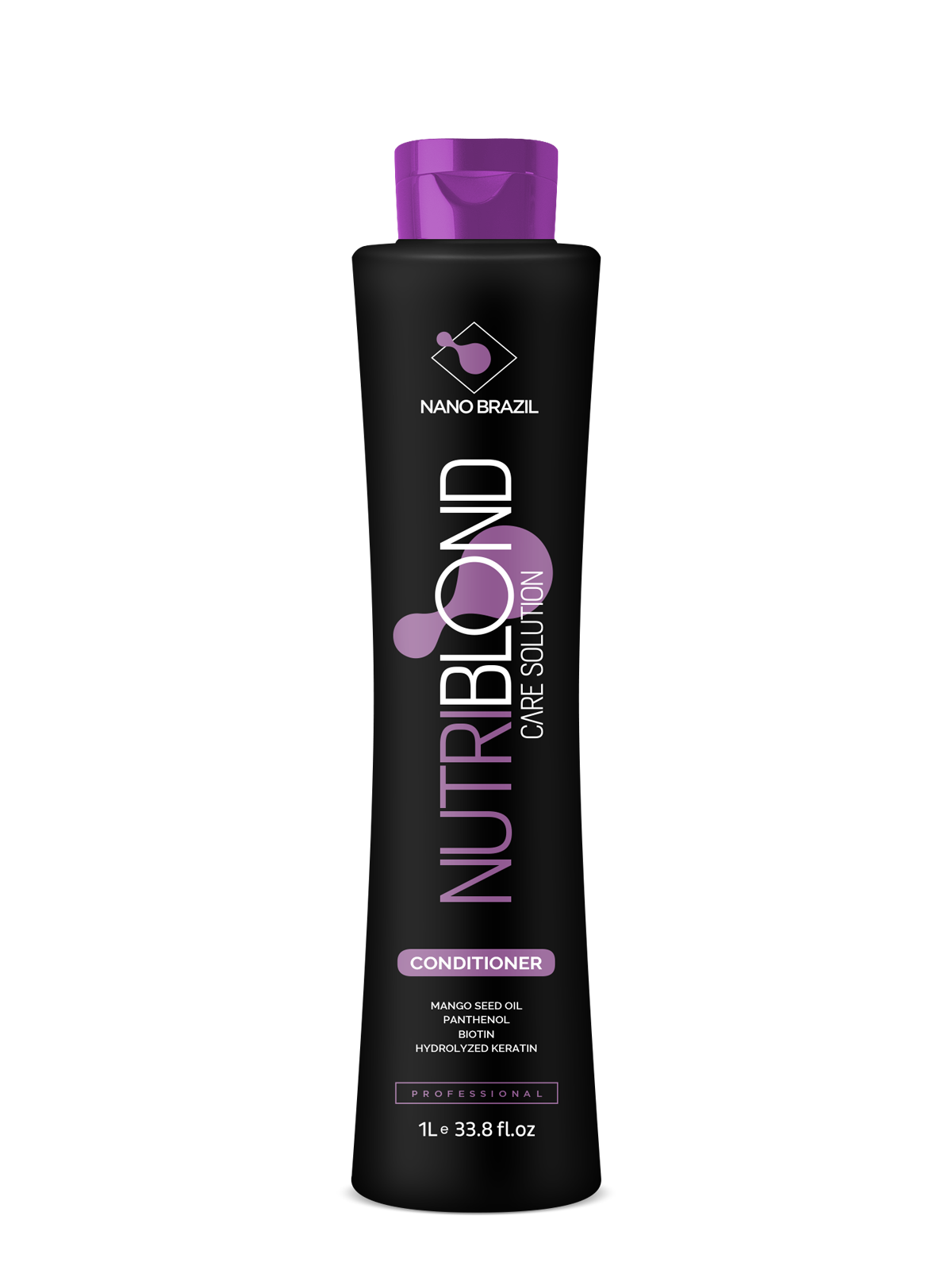 

Тонирующий кондиционер Nano Brazil Nutriblond CARE Solution Conditioner 1000 мл, NUTRIOК
