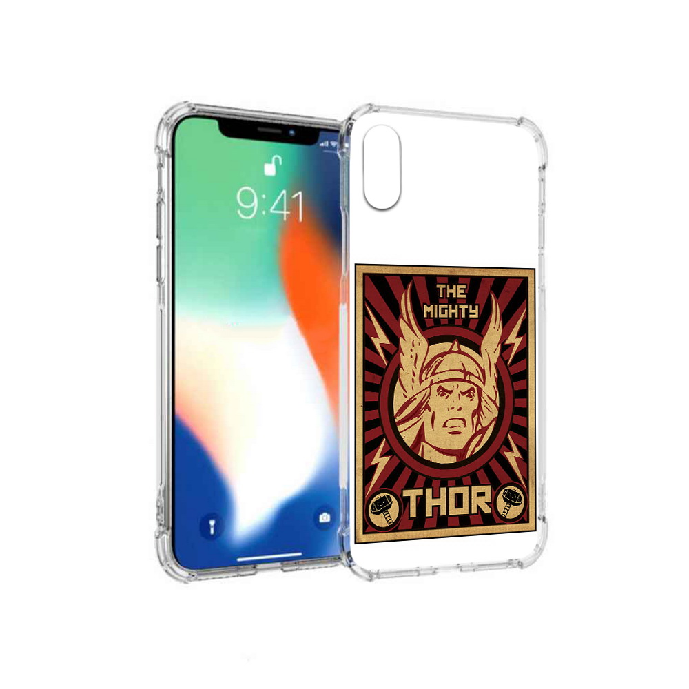 

Чехол MyPads Tocco для Apple iPhone X тор лицо (PT94261.606.646), Прозрачный, Tocco