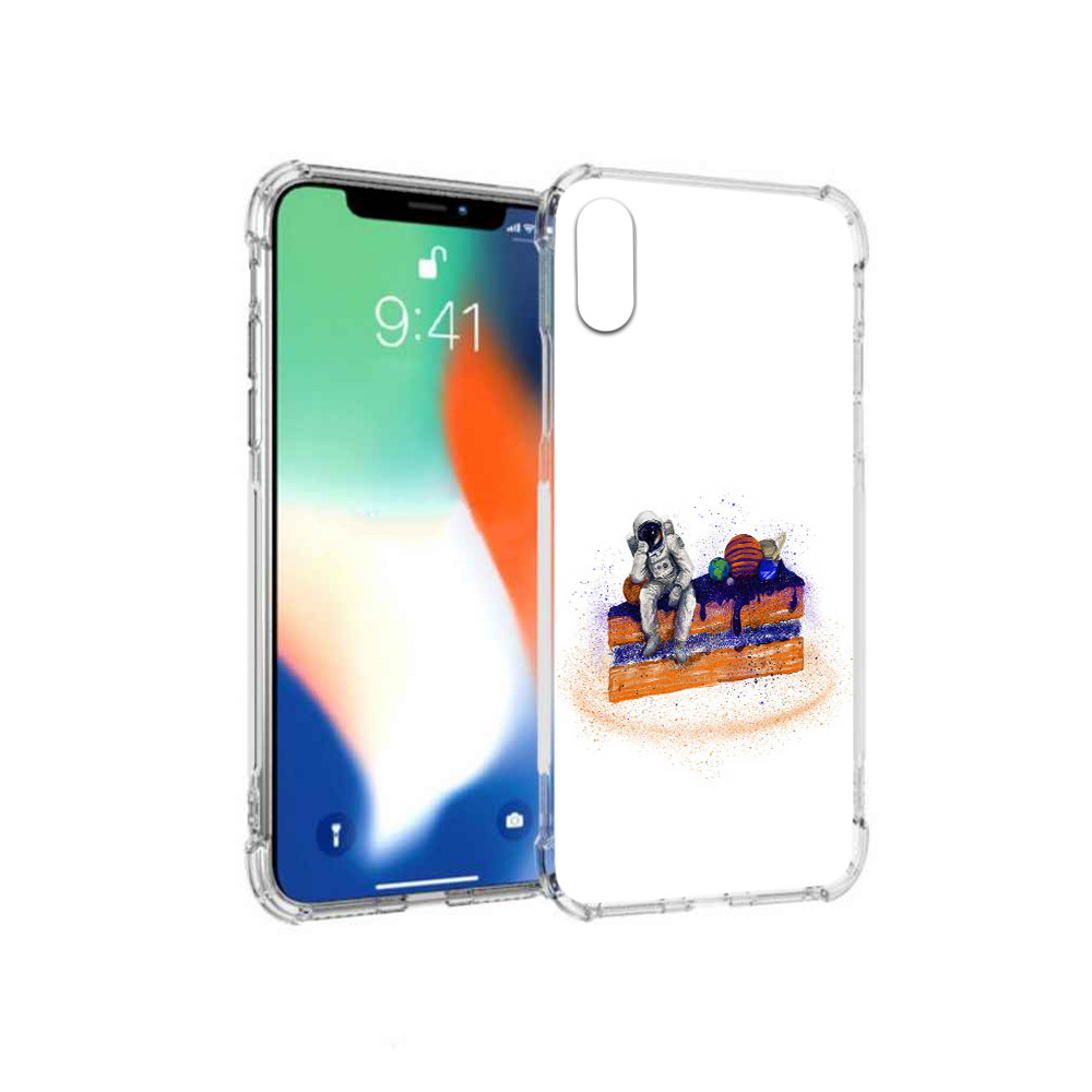 

Чехол MyPads Tocco для Apple iPhone X торт с планетами (PT94261.606.648), Прозрачный, Tocco