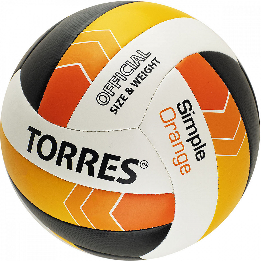 фото Мяч волейбольный torres simple orange,v32125 (5)