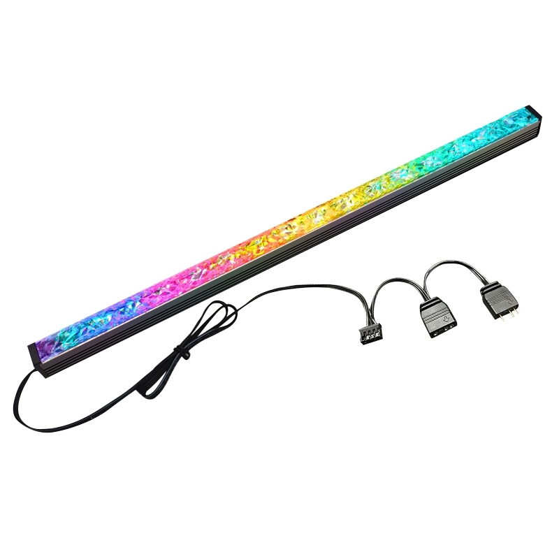

Цветная световая лента COOLMOON для компьютера RGB 5V/3PIN, черная