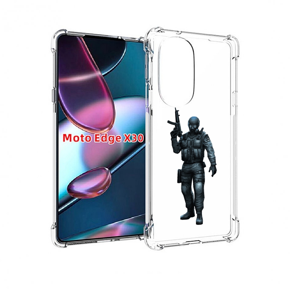 

Чехол MyPads crossfire для Motorola Moto Edge X30, Прозрачный, Tocco
