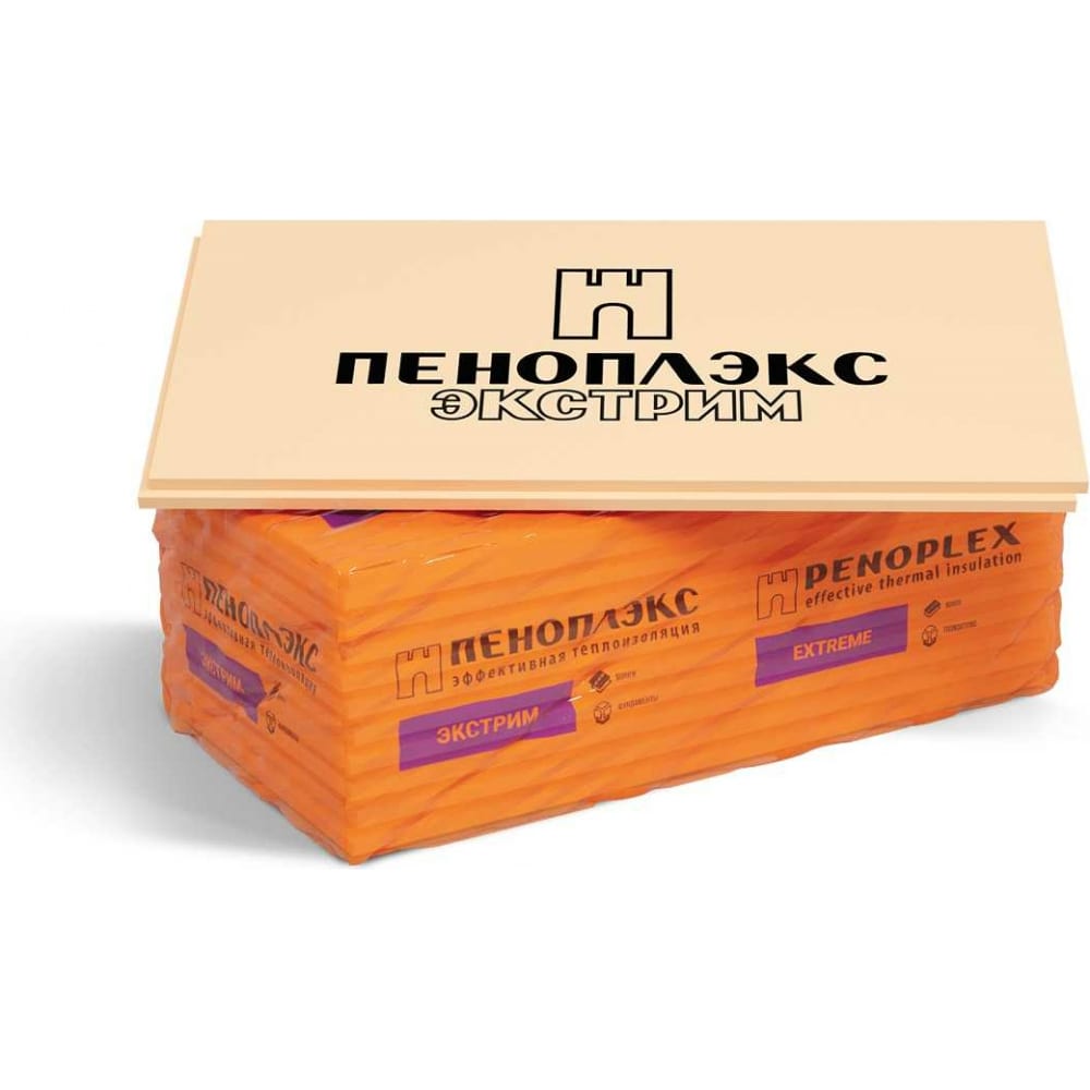 

Экструдированный пенополистирол PENOPLEX Пеноплэкс Экстрим 50x585x1185 мм TU0-0003573