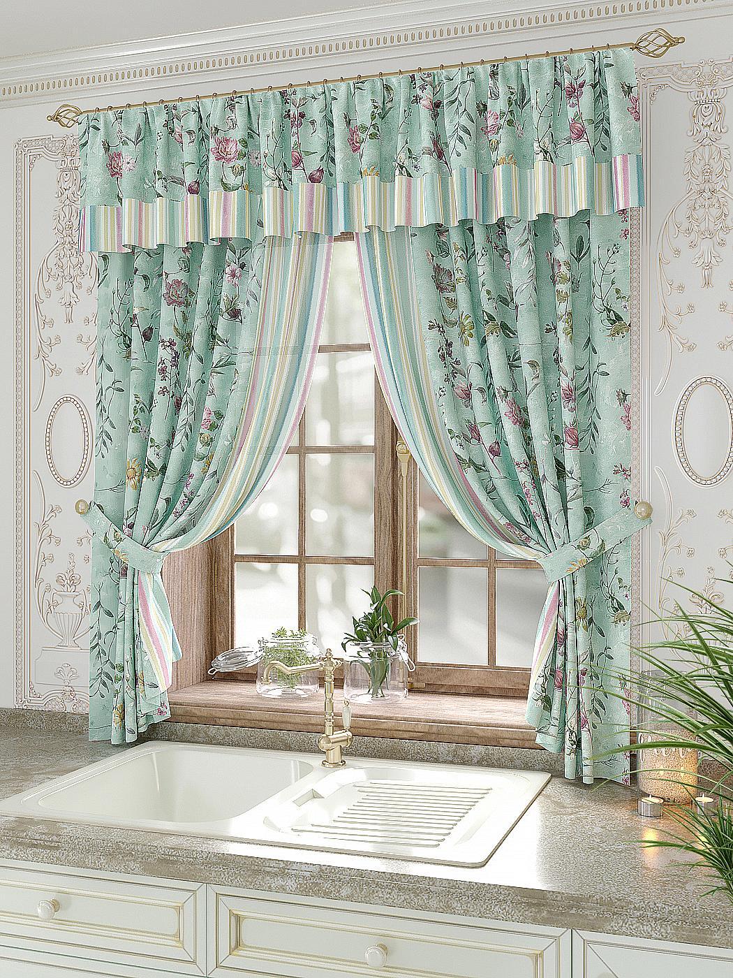 

Комплекты штор AT HOME / шторы в комнату 150х180 см / Рилейни, 934090