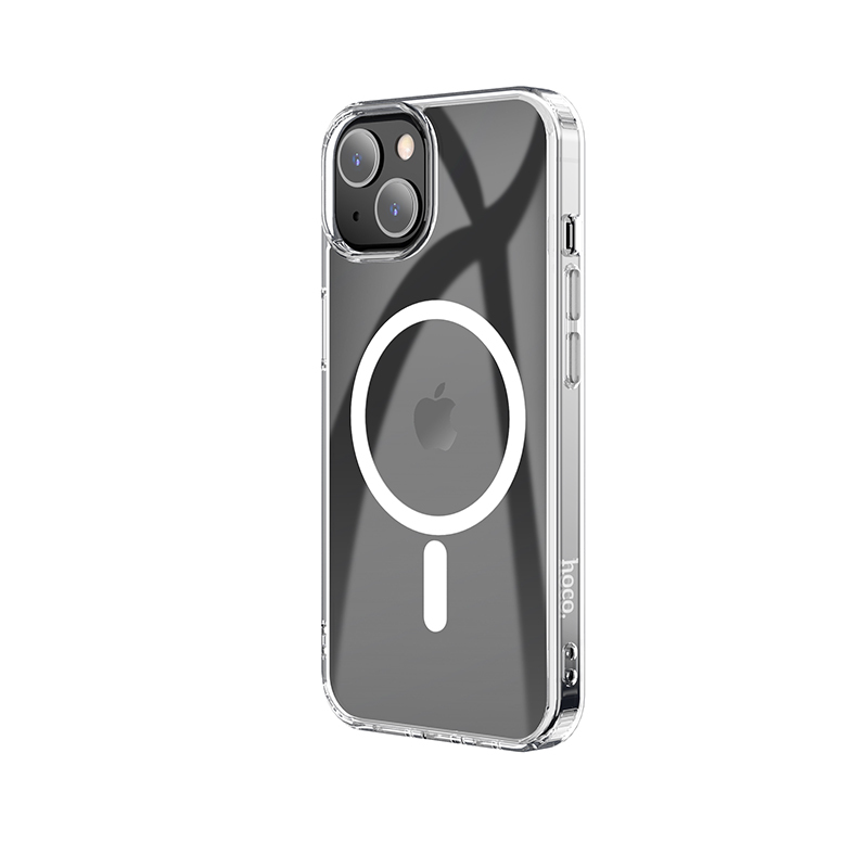 

Чехол силиконовый Hoco для iPhone 13 Mini 5.4" Magnetic series прозрачный, Apple iPhone 13 Mini