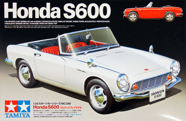 

Сборная модель Tamiya 1/24 Honda S600 24340