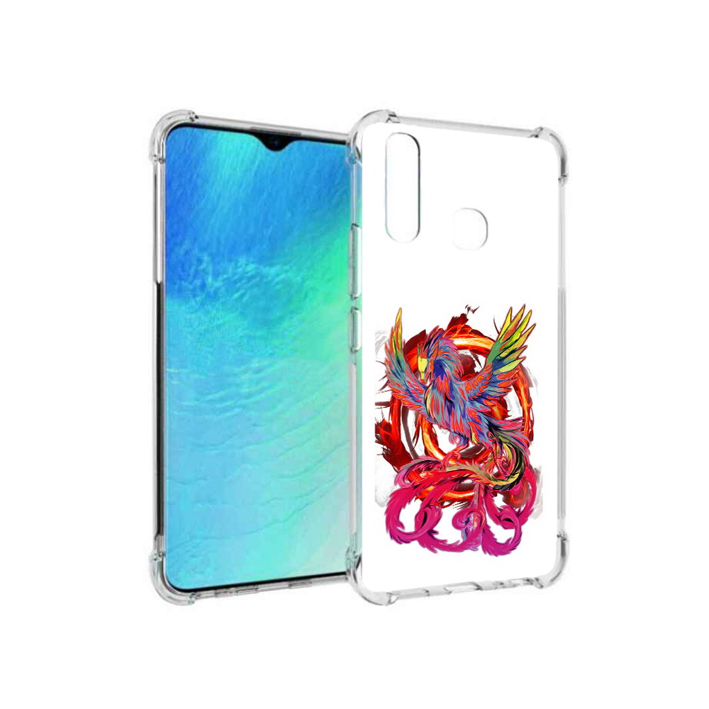 

Чехол MyPads Tocco для Vivo Y19 красочный феникс (PT140444.419.414), Прозрачный, Tocco
