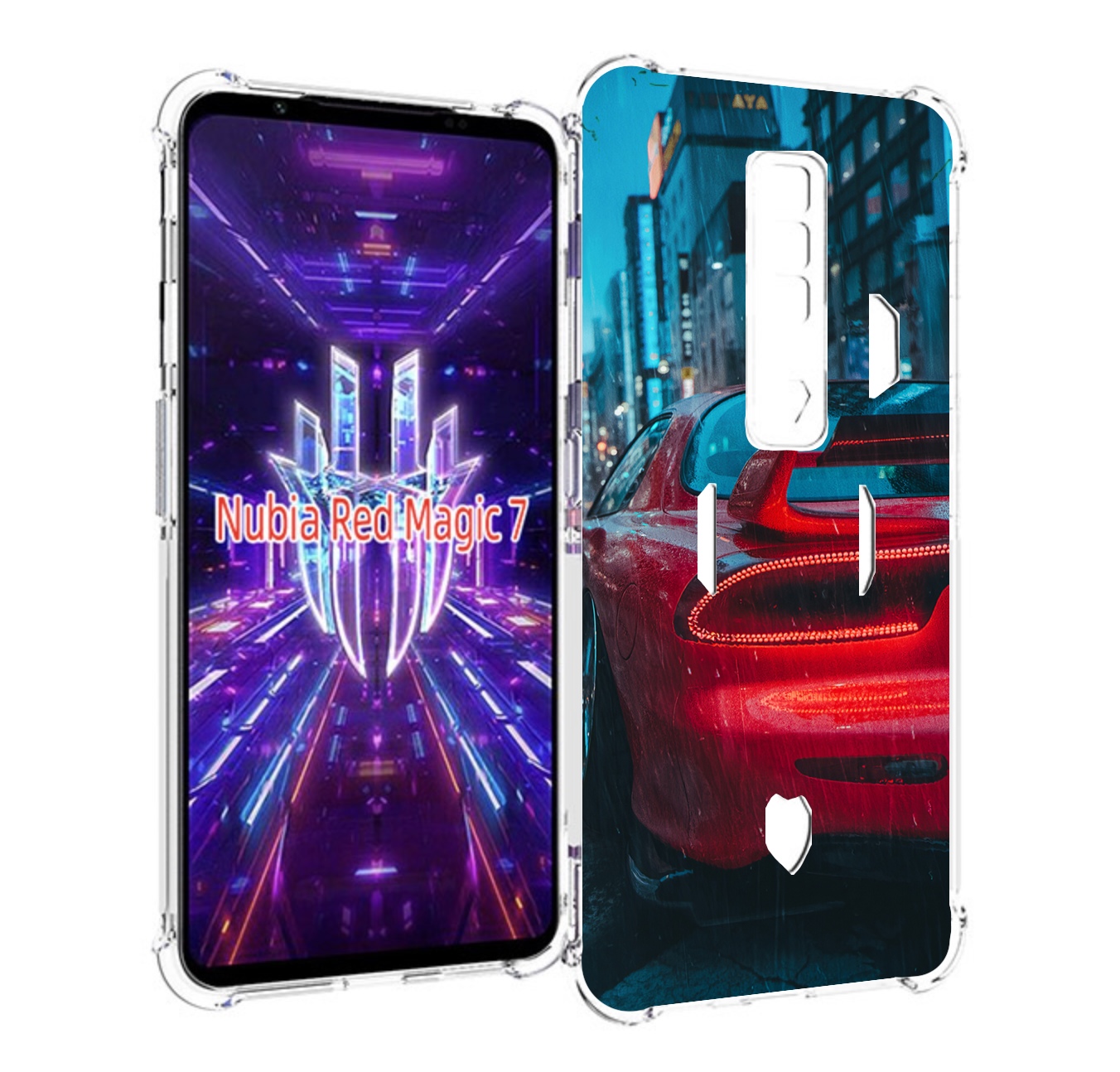 

Чехол MyPads мазда-рх7 для ZTE Nubia Red Magic 7, Прозрачный, Tocco