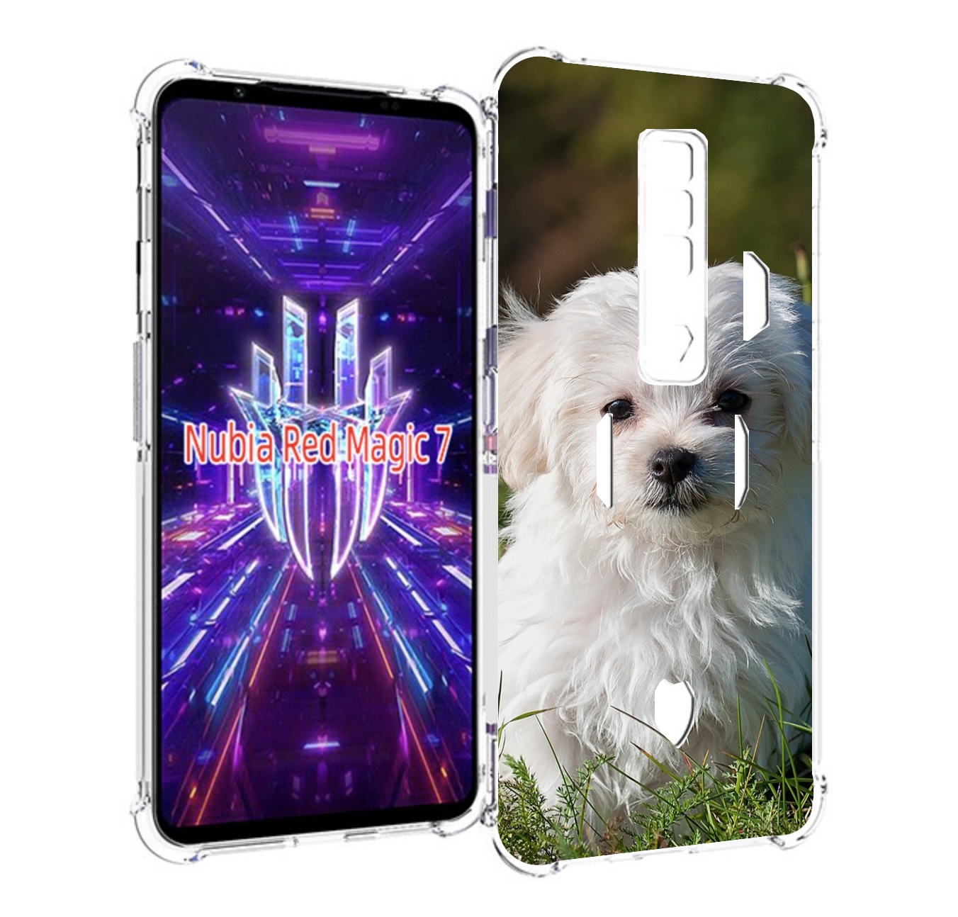 

Чехол MyPads мальтииская-болонка для ZTE Nubia Red Magic 7, Прозрачный, Tocco