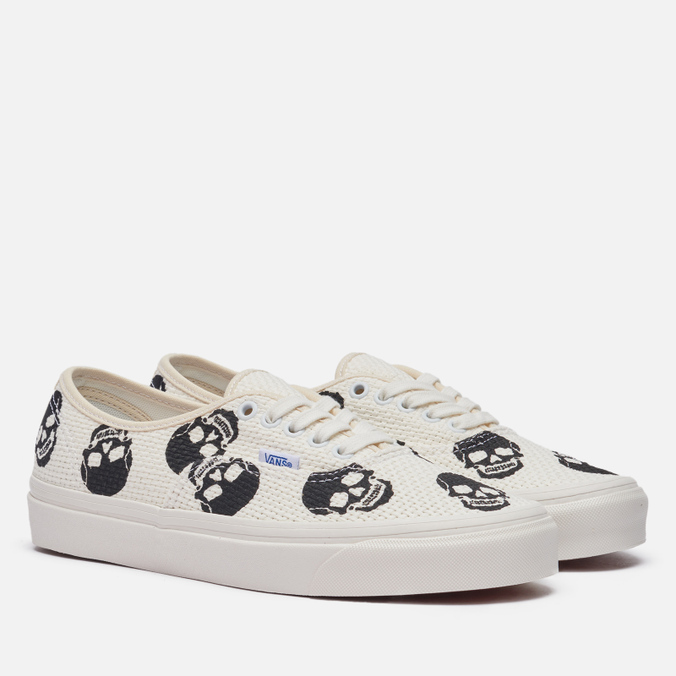 фото Кеды мужские vans authentic 44 dx anaheim factory needlework белые 44 eu