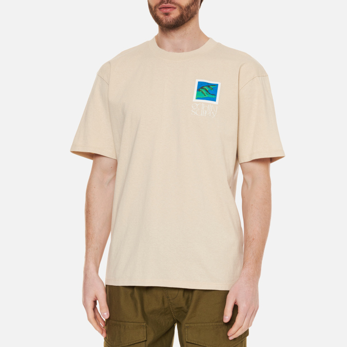 

Футболка мужская Edwin I030384.0DS.67 бежевая 2XL, I030384.0DS.67