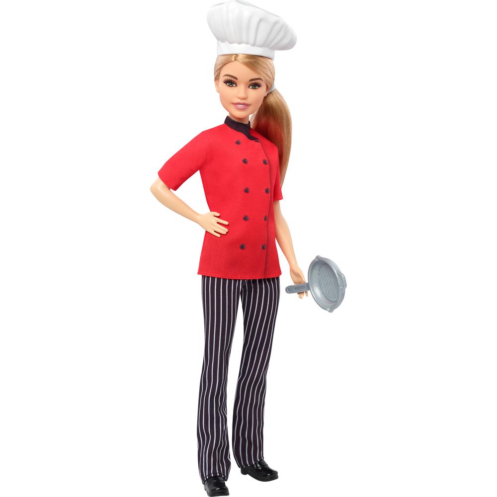 Купить Кукла Mattel Barbie из серии «Кем быть» DVF50/FXN99 Шеф-повар,
