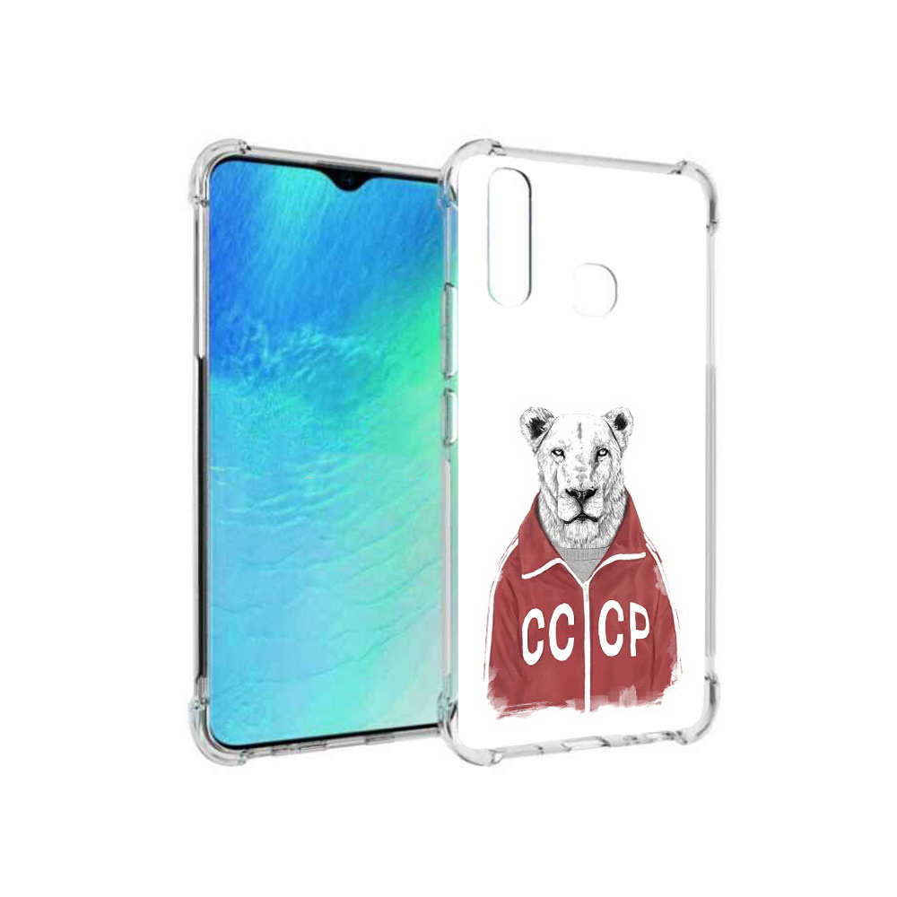 

Чехол MyPads Tocco для Vivo Y19 львица ссср (PT140444.419.450), Прозрачный, Tocco