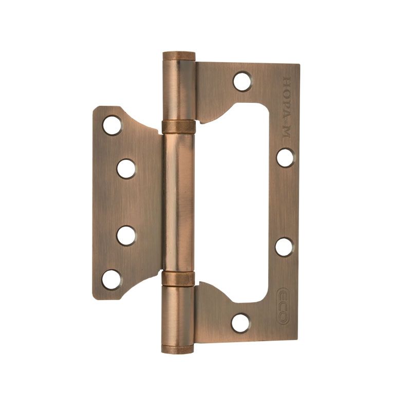 

Накладные петли бабочки 2шт. НОРА-М ECO 800-4 100х75х2,5, медь 15528-2, Оранжевый