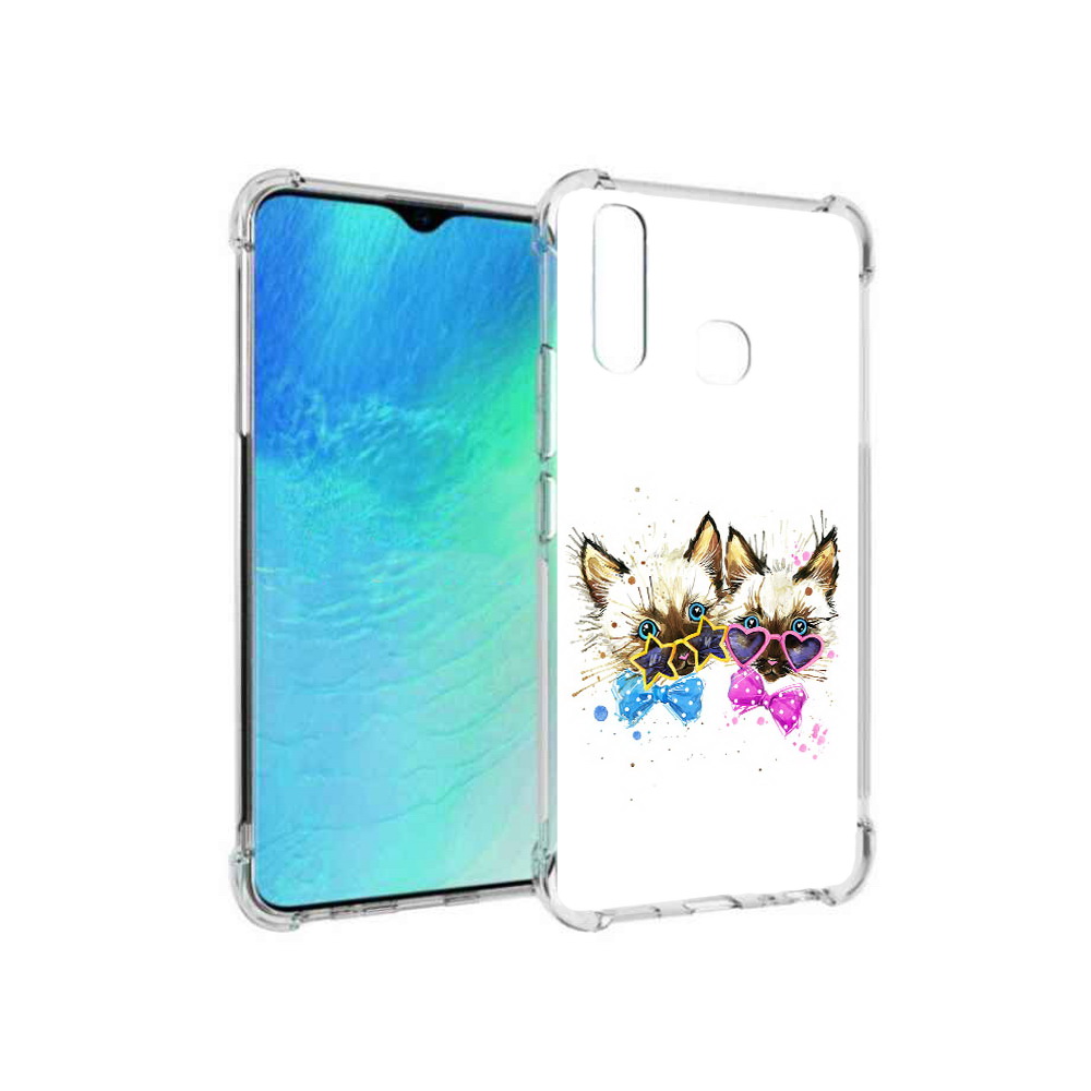 

Чехол MyPads Tocco для Vivo Y19 милые котята (PT140444.419.474), Прозрачный, Tocco