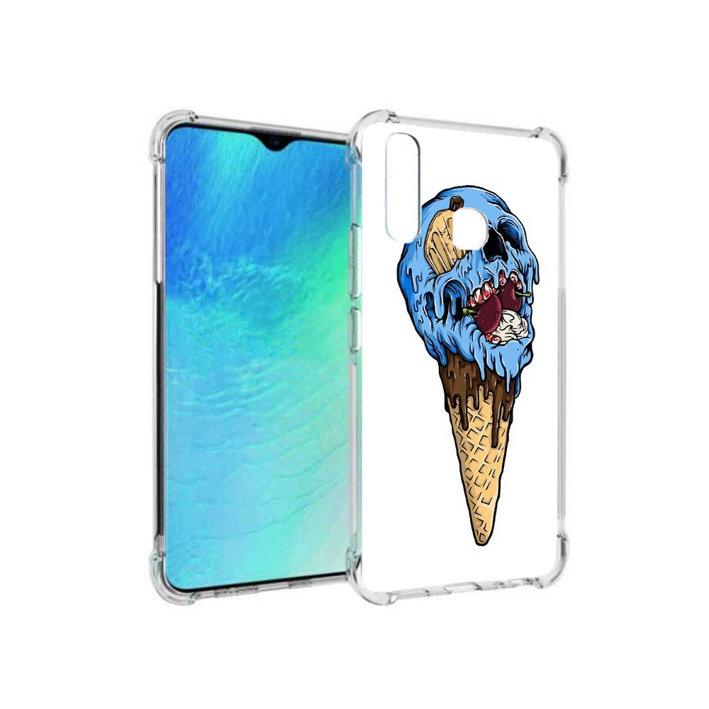 

Чехол MyPads Tocco для Vivo Y19 мороженное череп (PT140444.419.484), Прозрачный, Tocco