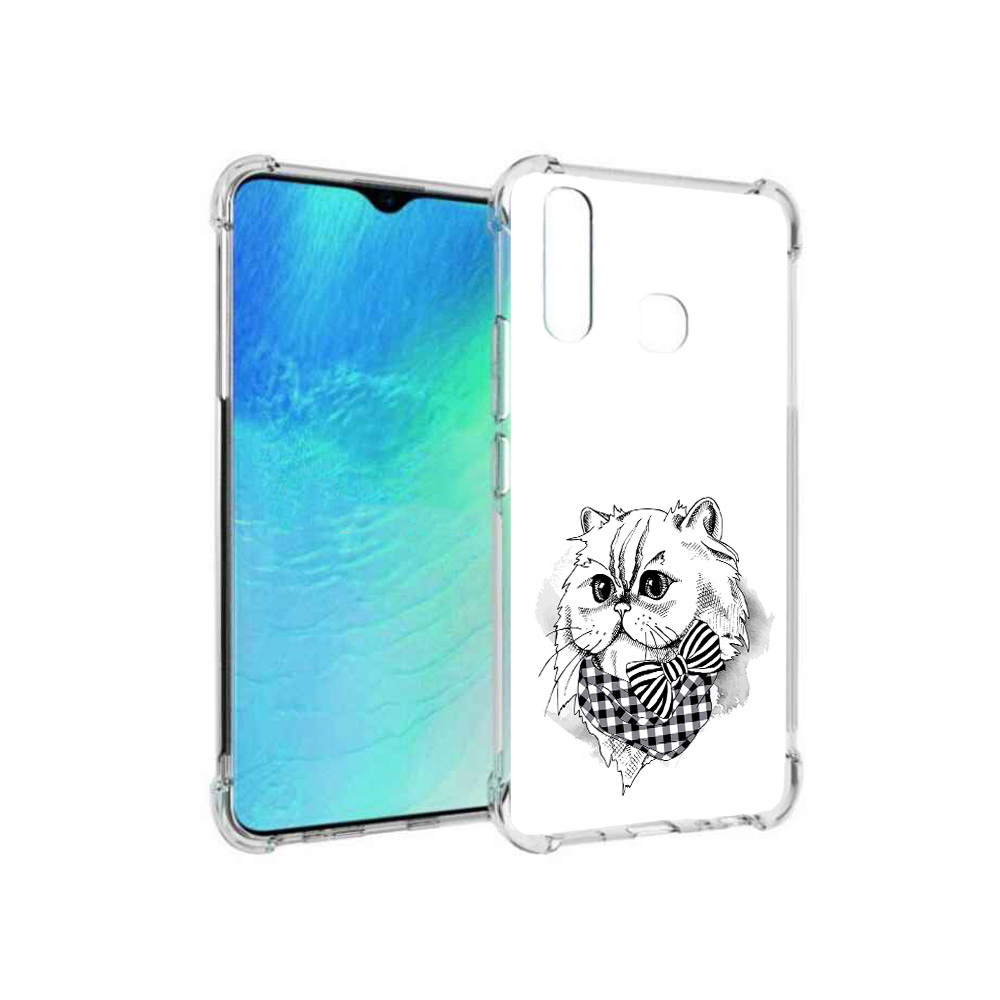 

Чехол MyPads Tocco для Vivo Y19 нарисованная красивая кошечка (PT140444.419.503), Прозрачный, Tocco
