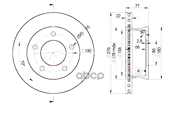 

Тормозной диск ICER 78bd0181