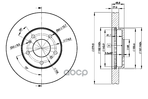 

Тормозной диск ICER 78bd4103