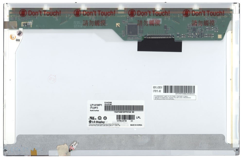 

Матрица ОЕМ совместимая с p/n: LP141WP1TLA1, совместимая с p/n: LP141WP1(TL)(A1)