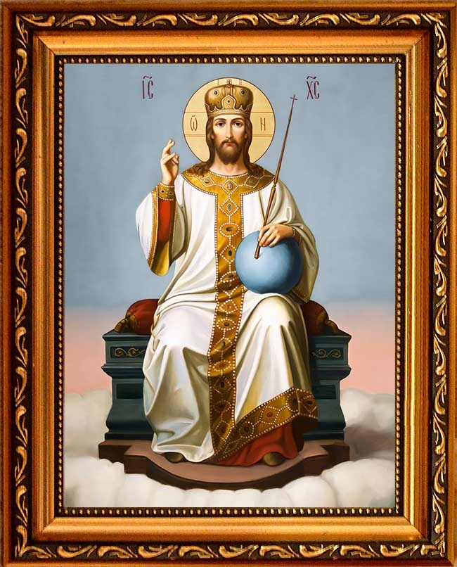 

Царь Царей (Царь славы). Икона на холсте.
