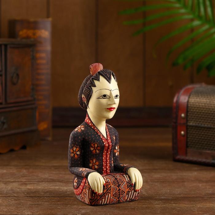 

Сувенир дерево "Моление" батик 8х8х16 см, Indonesian style