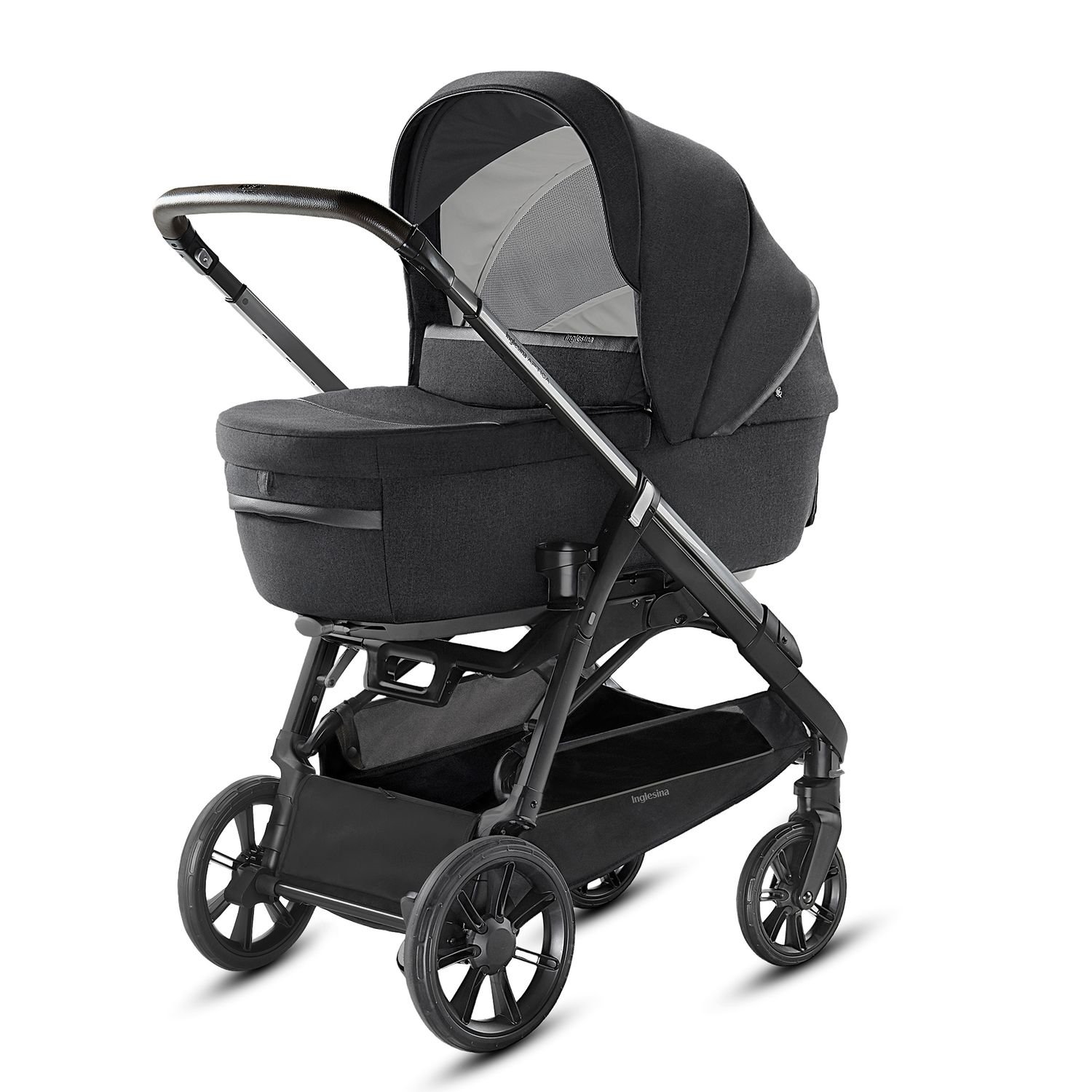 

Коляска 4 в 1 Inglesina Aptica System Quattro на шасси Aptica Black Mystic Black, Aptica System Quattro