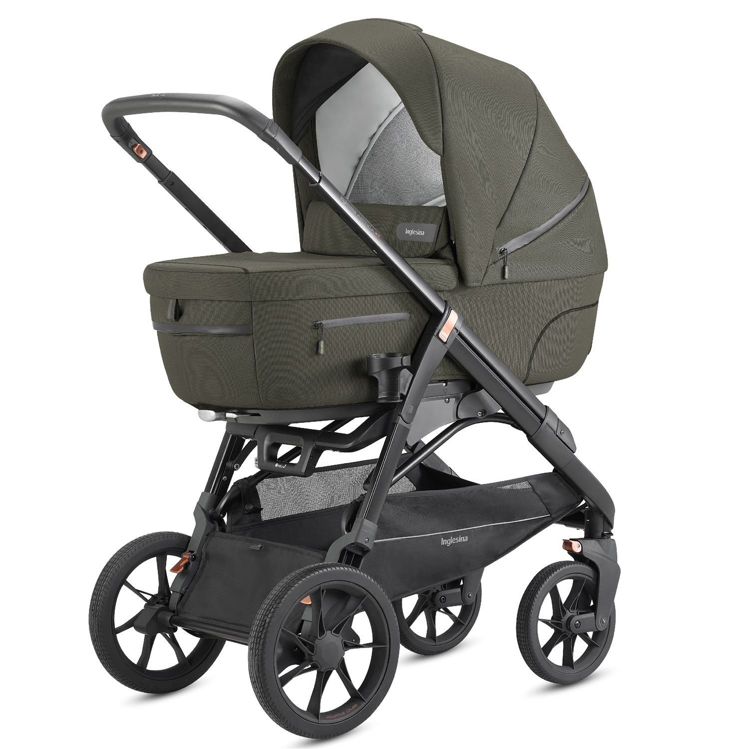 

Коляска 4 в 1 Inglesina Aptica System Quattro на шасси Aptica XT Sequoia Green, Aptica System Quattro