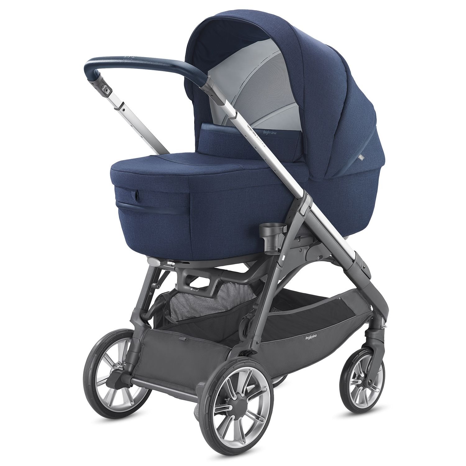 фото Коляска 4 в 1 inglesina aptica system quattro на шасси graphite blue navy portland blue