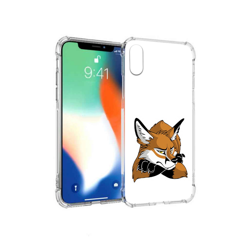 

Чехол MyPads Tocco для Apple iPhone X фокс (PT94261.606.660), Прозрачный, Tocco