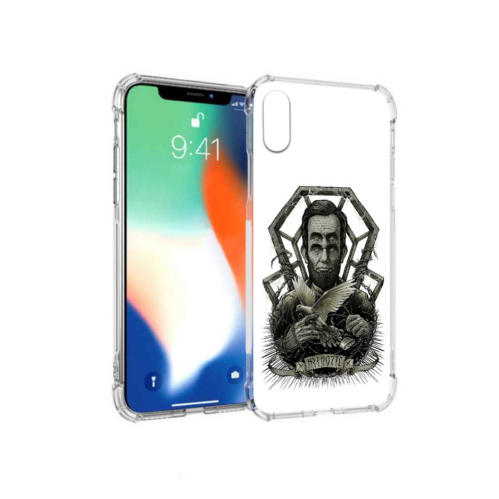 

Чехол MyPads Tocco для Apple iPhone X франклин абстракция (PT94261.606.662), Прозрачный, Tocco