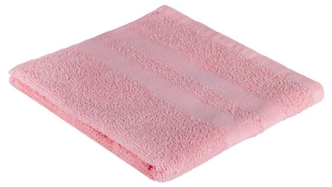 Полотенце Каждый День 50x90 см хлопковое розовое